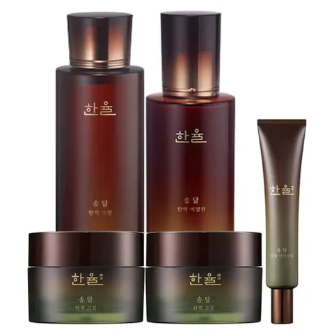 한율 [본사직영] 한율 송담 기초 세트 5종(스킨+에멀전+크림2개+아이크림)+쇼핑백, 1개