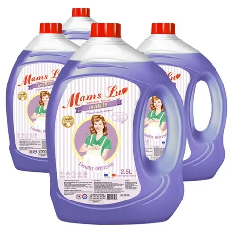 맘스럽 딥클린 라벤더향 2.5LX4개 액체세제 프리미엄 베이킹소다 세탁력 인증된 유해물질테스트 적합 세탁세제, 2.5L, 4개
