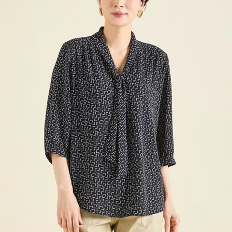 마담엘레강스 카타리나 타이블라우스_NA