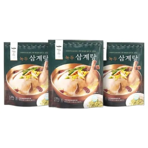 사대부집곳간 녹두삼계탕 1 200gx5팩, 5개, 1.2kg