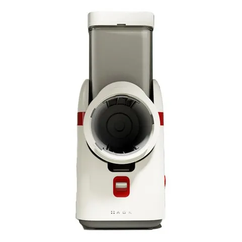 AGK 스빙 오토 슬라이서 전동 만능 채칼 야채 자동 양배추 당근 채썰기 채써는 기계, 1개, 화이트