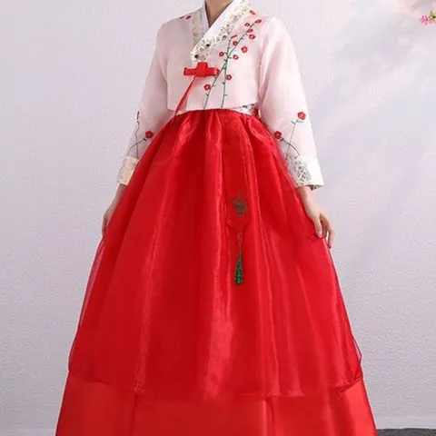 여성 한복 세트 한복 원피스 개량 한복 결혼식 돌잔치 하객 한복 무대 공연 한복 빅사이즈 MJS