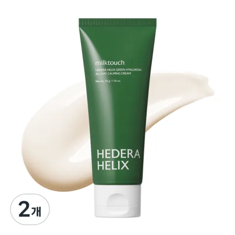 밀크터치 서양송악진정크림 (튜브), 50ml, 2개