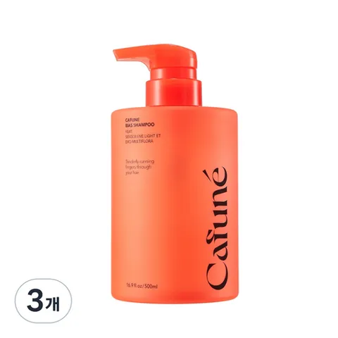 카푸네 바이어스 민감성 두피 샴푸 500ml 탈모증상완화 저자극 두피 진정, 3개