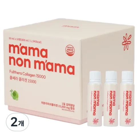마마논마마 풀쎄라 콜라겐 15000 저분자 500달톤 피쉬 콜라겐 펩타이드, 2개, 800ml