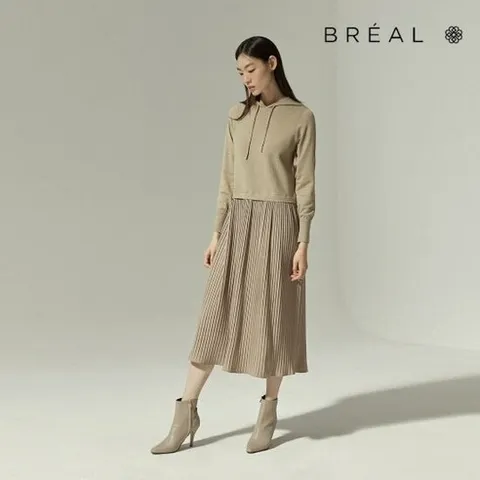 브리엘 플리츠 니트원피스 2종