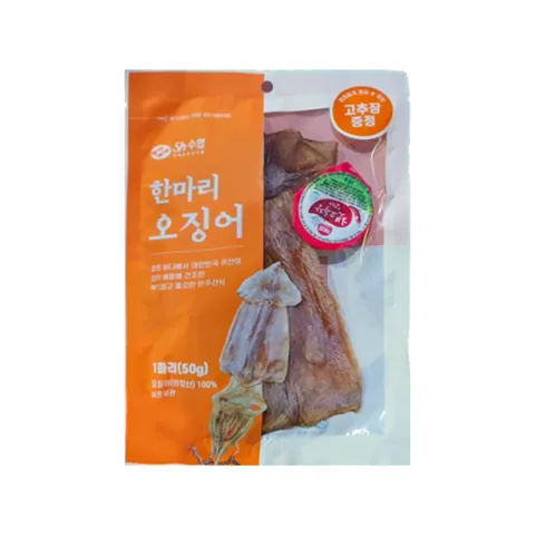 SH수협 한마리오징어, 9개, 50g