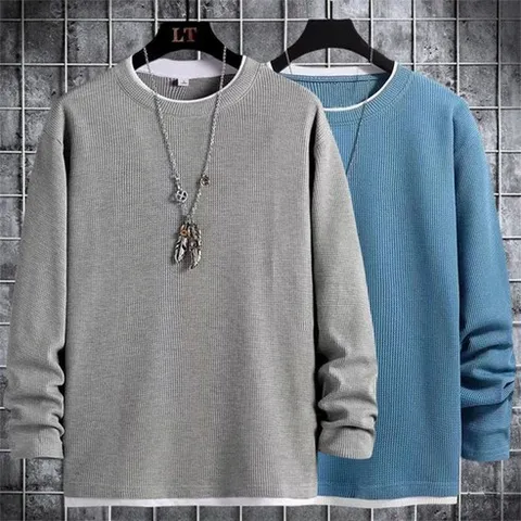 2장세트 남성티셔츠 간절기 긴팔티 남자 라운드넥 기본티 맨투맨 티 TX24080239 42