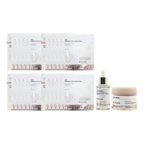 홈쇼핑 최신상 바이애콤 EGF 콜라겐 마스크 4박스(20매)+앰플+크림, 4개, 20개입