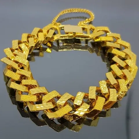 순금 남자팔찌 24k 75g(20) 정팔각 도톰