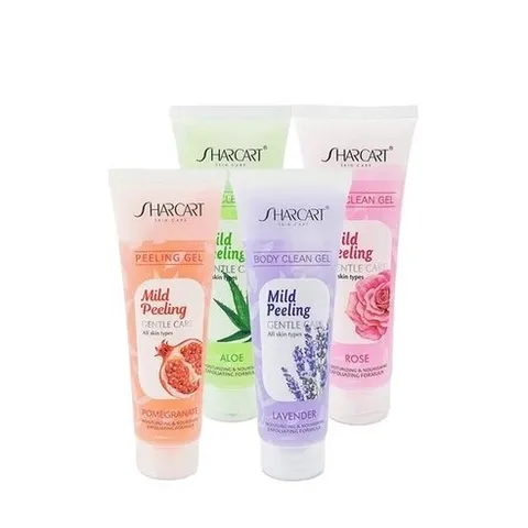 샤카트 페이스 앤 바디 필링젤 라벤더 200ml + 로즈 석류 알로에 4종, 샤카트 페이스 앤 바디 필링젤 라벤더 200ml + 로