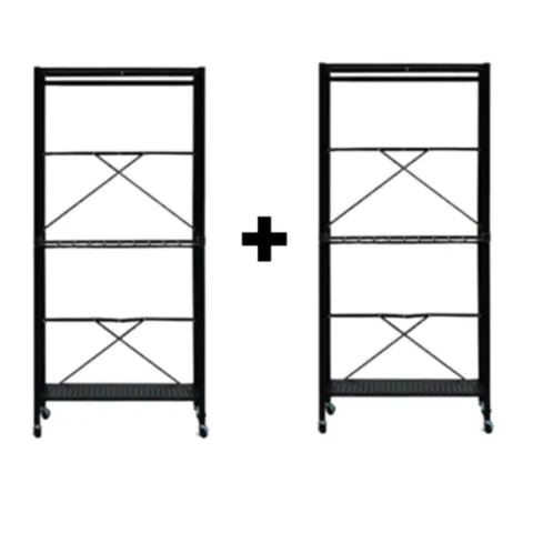 센스업 NEW 높이조절 폴딩선반 5단 단품 (화이트 / 블랙 택1), 화이트, 화이트, 1개