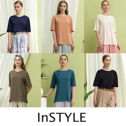 인스타일반전티6종 [Instyle]인스타일 썸머 반전 티블라우스 6종