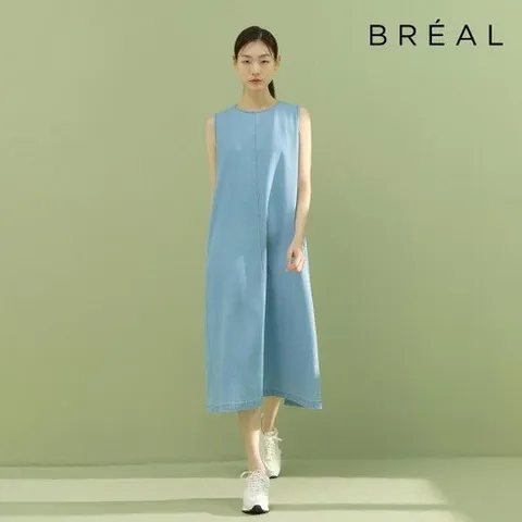 브리엘 데님 슬리브리스 원피스 2종 7 933934