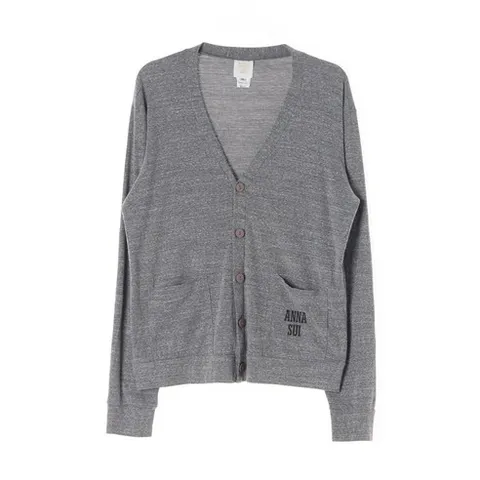 ANNA SUI 안나수이 브이넥 니트 가디건 MAN-L