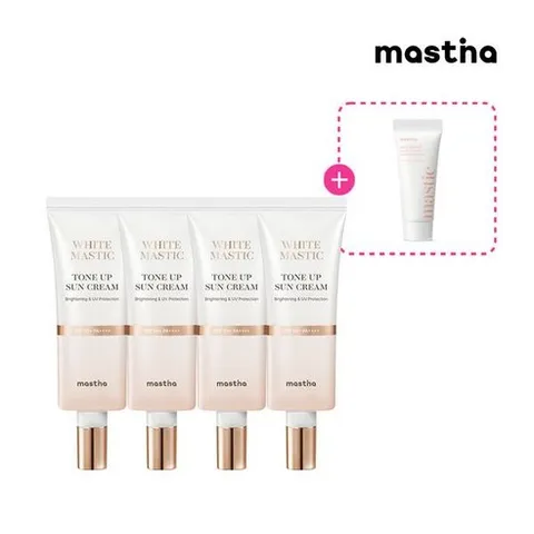 스킨케어 [공식판매처][폼클렌저(미니)진정 쿨링 트러블]매스티나 화이트매스틱 톤업 선크림 40ml 3윤기 생기 보습1개 6972790, *