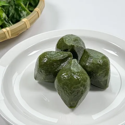 거문도해풍쑥 봄쑥을 듬뿍 갈아 넣은 쑥떡 생쑥송편 1kg, 3개