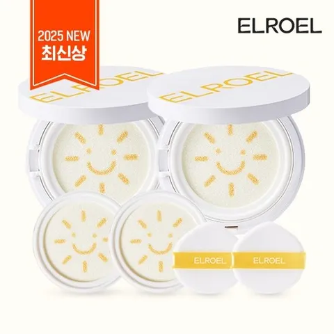 엘로엘 팡팡 빅 썬쿠션 S9 본품2+리필2, 없음, 1개