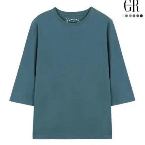 조르쥬레쉬 25FW 퓨어코튼100 7부 티블라우스 6종