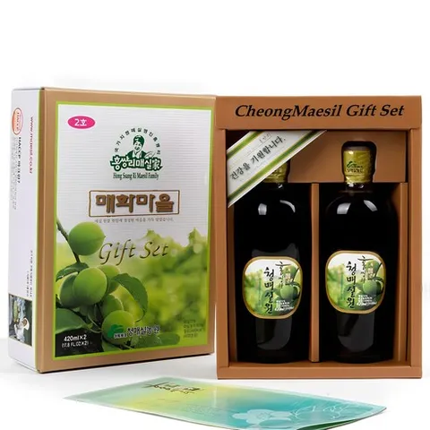 홍쌍리 청매실농원 유기농매실 청매실원 선물세트2호(420mlx2병), 2개, 420ml
