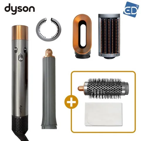 [다이슨코리아/AS] 다이슨 에어랩 오리진+ 멀티 스타일러 앤 드라이어(니켈/코퍼) +라운드 볼륨 브러시+다용도파우치 특별구성 /ED