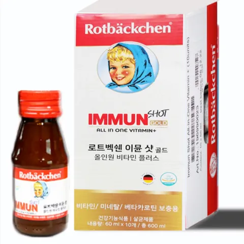 [로트벡쉔 이뮨샷골드 올인원 비타민 플러스 트벡쉔 이뮨 샷 올인원 플러스 멀티 마시는 비타민 앰플 수험생 체력 피로 회복 가족 종합 멀티 액상 엑상 이문 아문 아뮨 로트백쉔 직장인, 60ml, 40개
