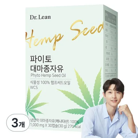 닥터린 파이토 대마종자유, 30정, 3개