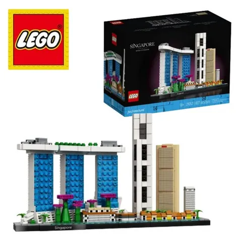 레고 21057 아키텍처 싱가포르 마리나 베이 샌즈 스카이라인, 1개