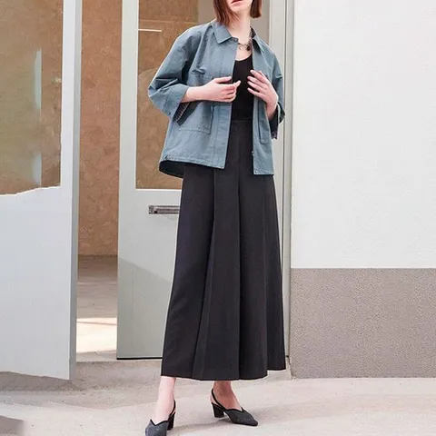 제이슨우 여성 와이드 큐롯팬츠 WWPT2W02