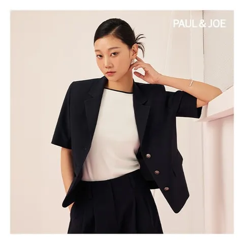 [폴앤조] (25SS) 링클프리 하프슬리브 자켓