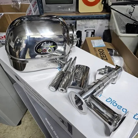 중 고 엔젤녹즙기 엔젤리아 착즙기 ANG-7700 자동분해시스템 스테인리스소재 쿨링팬 작동잘됩니다