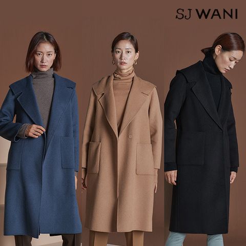 [런칭가249,000원]SJ WANI 핸드메이드 캐시실크 후드코트