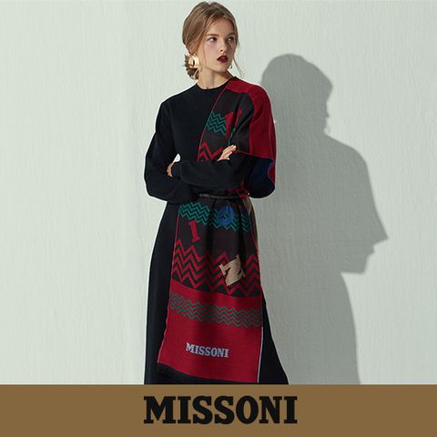 (런칭가 159,000원) 미쏘니 Made in ITALY 레테라 머플러 울 100%