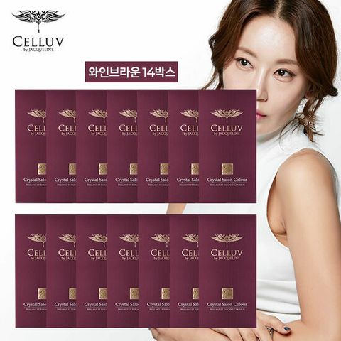 [셀럽바이재클린] 살롱컬러 염색제 14box