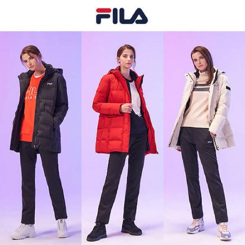휠라 20FW 여성 패딩트랙수트(패딩자켓+기모본딩팬츠) 총 2종
