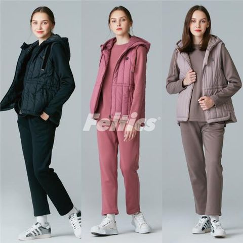 펠틱스 21FW 여성 기모 트레이닝 세트 3종