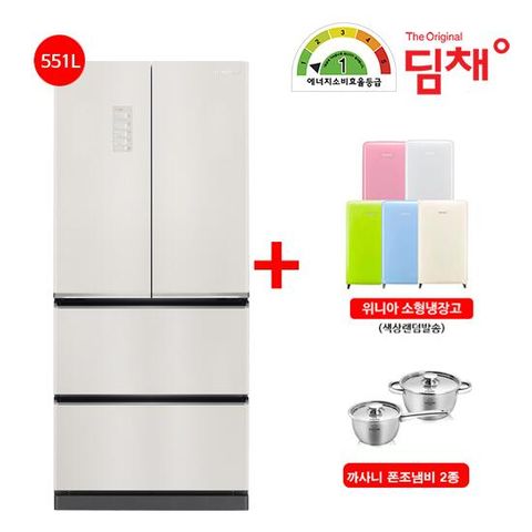 [551L] 위니아 딤채 4룸 스탠드형 비쥬베이지 (LDQ57GHRJE)