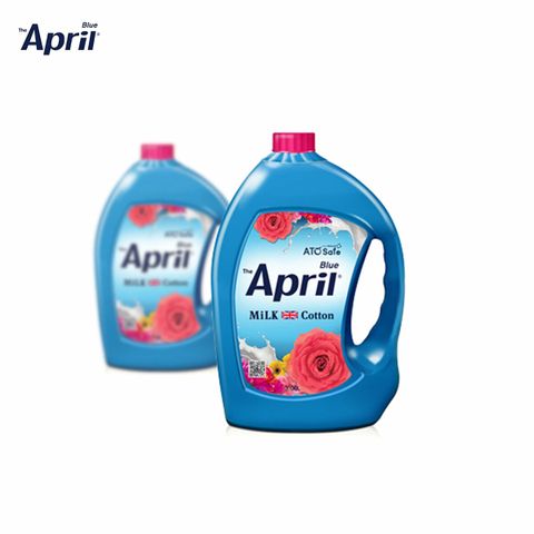 [현대5%할인]밀크코튼 에이프릴 고농축 섬유유연제 1통(3.06L)