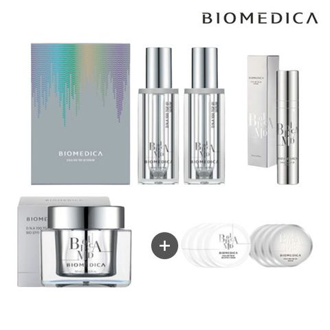 [싱글] 바이오메디카 세럼30ml 2+세럼10ml1+크림1+파우치1ml6+체험분2
