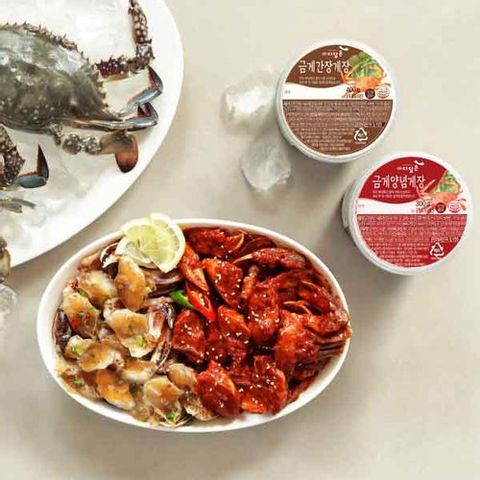 [밥도둑금게장] 간장게장 400g x 3통 + 양념게장 300g x 2통
