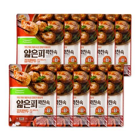 [풀무원] 얇은피 꽉찬속 김치만두 320g 10봉