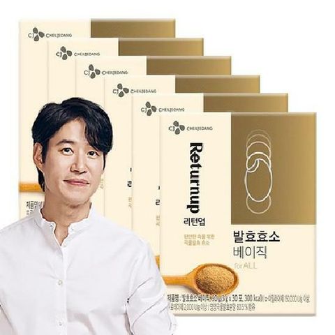 (M) CJ 리턴업 발효효소 베이직 6박스 