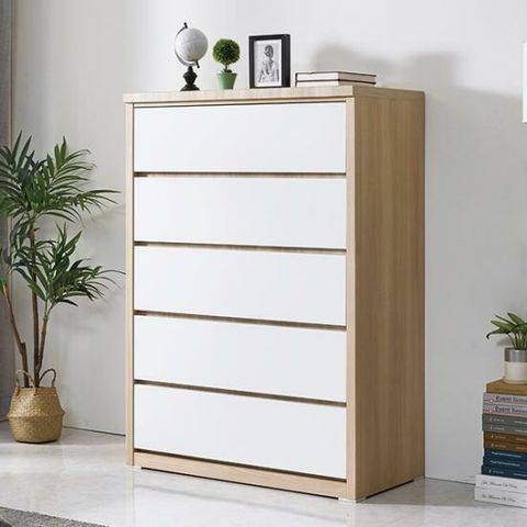 [롯데5%할인]엘리브 뉴빅2 1000 5단 빅 서랍장 hw031