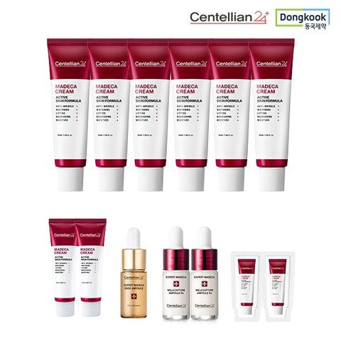 [동국제약]마데카크림5 액티브 스킨포뮬러 +엑스퍼트 마데카 앰플 듀오 올스타패키지