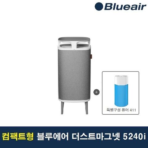 [컴팩트형][31㎡]블루에어 공기청정기 더스트마그넷 5240i + [특별구성]블루에어 블루 퓨어 411