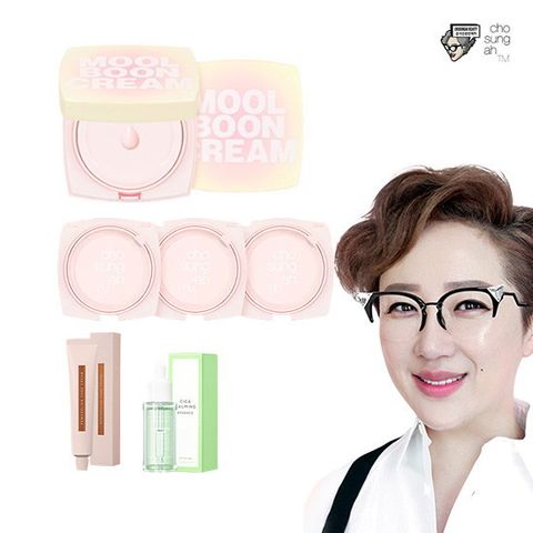 [풀기초패키지] 조성아TM 물분크림 오아시스 에디션 본품2+리필3+코어크림+시카에센스