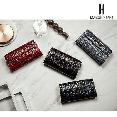 [삼성5%할인,일시불 할인][한창서Premium]메종에르네 HCP 악어 샤이닝 크로스백