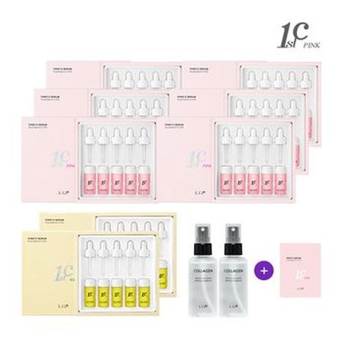 퍼스트씨 핑크 비타민C 세럼X30+시카 세럼X10+콜라겐미스트lX2+(무료체험분)핑크세럼 1.5ml