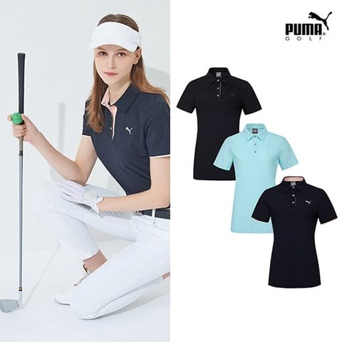 22SS 푸마골프 트리코트 카라티 여성 3종