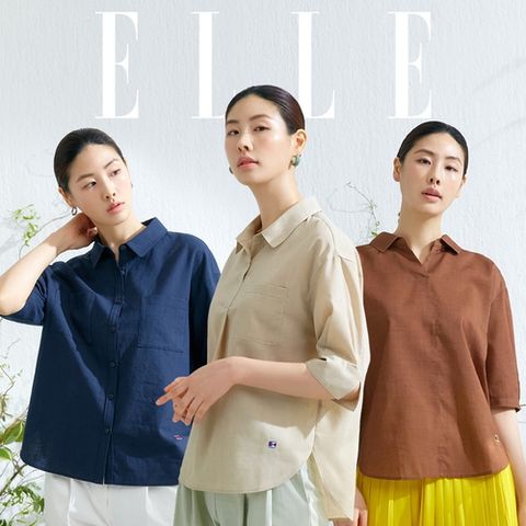[엘르] 타임리스클래식 린넨 셔츠 3종